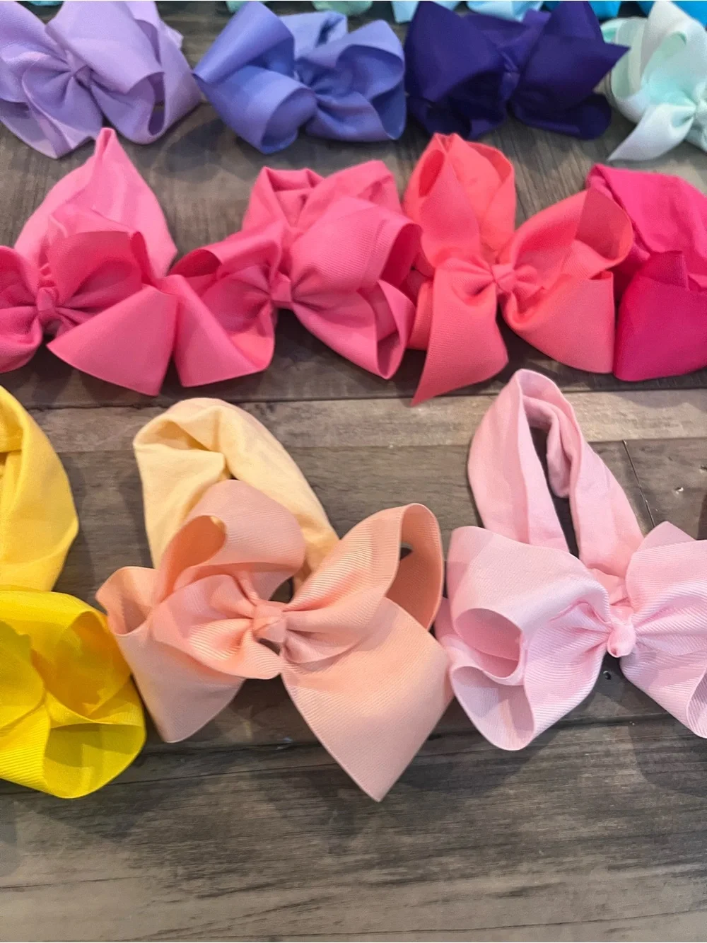 20 Lot of baby/Toddler Bows | Spring and Easter Colors